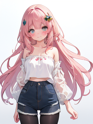 蓝色与服饰的和谐交织