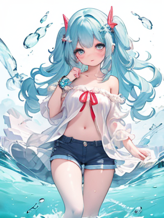 夏日清凉：白色半身裙的最佳搭档